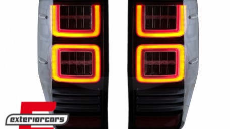 Full LED stražnja svjetla SEQ žmigavci (smoke) / Ford Ranger (2012-2022), LDFO91