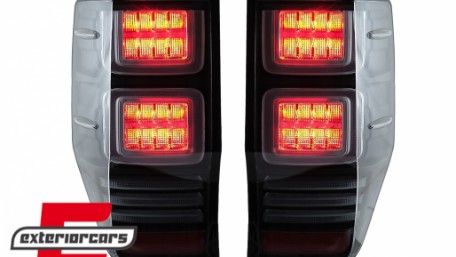 Full LED stražnja svjetla SEQ žmigavci (smoke) / Ford Ranger (2012-2022), LDFO91