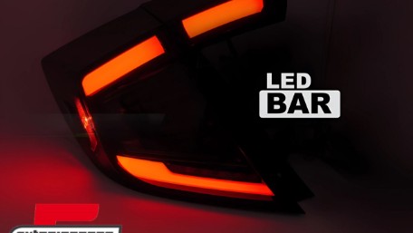 Full LED stražnja svjetla SEQ žmigavci (smoke) / Honda Civic Mk10 (2016-2021) Hatchback, LDHO12