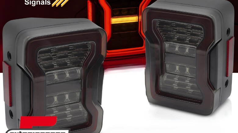 Full LED stražnja svjetla SEQ žmigavci (smoke) / JEEP Wrangler JK (2007-2017), LDCH42
