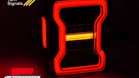 Full LED stražnja svjetla SEQ žmigavci (smoke) / JEEP Wrangler JK (2007-2017), LDCH42
