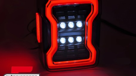 Full LED stražnja svjetla SEQ žmigavci (smoke) / JEEP Wrangler JK (2007-2017), LDCH42