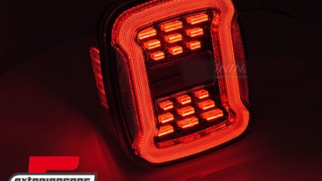 Full LED stražnja svjetla SEQ žmigavci (smoke) / Jeep Wrangler YJ TJ (1991-2006), LDCH45