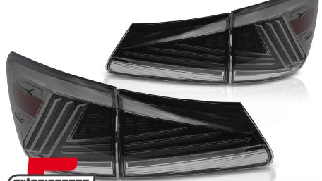 Full LED stražnja svjetla SEQ žmigavci (smoke) / Lexus IS XE20 (2006-2012), LDLE17