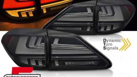 Full LED stražnja svjetla SEQ žmigavci (smoke) / Lexus RX III AL10 (2009-2012), LDLE18