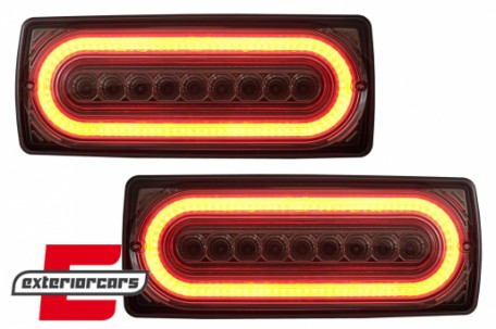 Full LED stražnja svjetla SEQ žmigavci (smoke) / Mercedes G-klasa W463 (1990-2012), LDMEB7