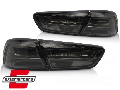 Full LED stražnja svjetla SEQ žmigavci (smoke) / Mitsubishi Lancer 8 limuzina (2007-2017), LDMI12