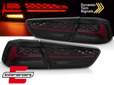 Full LED stražnja svjetla SEQ žmigavci (smoke) / Mitsubishi Lancer 8 limuzina (2007-2017), LDMI14