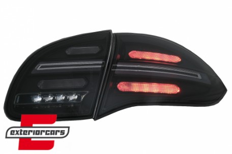 Full LED stražnja svjetla SEQ žmigavci (smoke) / Porsche Cayenne 958 (2010-2014), LDPO35