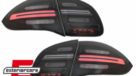 Full LED stražnja svjetla SEQ žmigavci (smoke) / Porsche Cayenne 958 (2010-2014), LDPO35