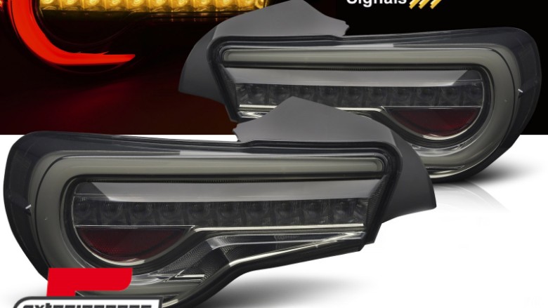 Full LED stražnja svjetla SEQ žmigavci (smoke) / Toyota GT86 (2012-2021), LDTO54