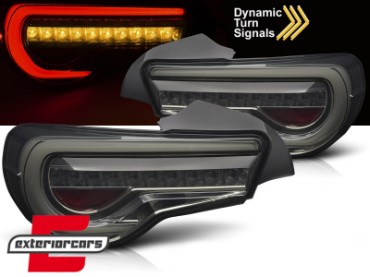 Full LED stražnja svjetla SEQ žmigavci (smoke) / Toyota GT86 (2012-2021), LDTO54