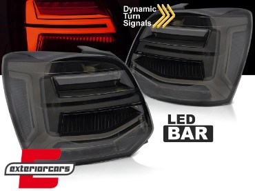 Full LED stražnja svjetla SEQ žmigavci (smoke) / VW Polo 6R 6C (2009-2017), LDVWV5