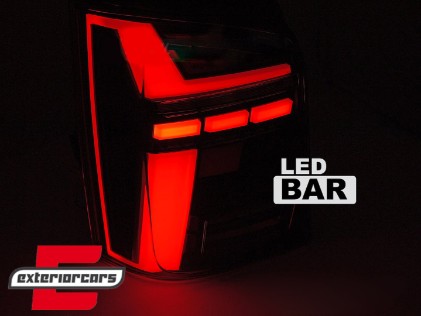 Full LED stražnja svjetla SEQ žmigavci (smoke) / VW T5 T5.1 (2003-2015), LDVWW9