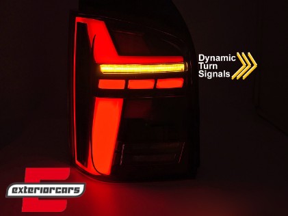 Full LED stražnja svjetla SEQ žmigavci (smoke) / VW T5 T5.1 (2003-2015), LDVWW9