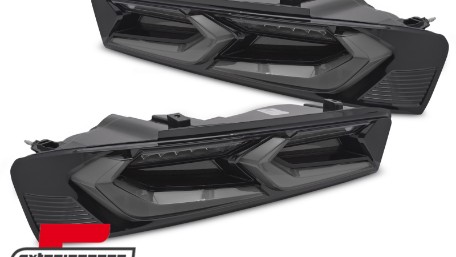 Full LED stražnja svjetla SEQ žmigavci (smoke/crna) / Chevrolet Camaro (05.2015-2018), LDCT08