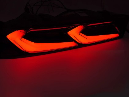 Full LED stražnja svjetla SEQ žmigavci (smoke/crna) / Chevrolet Camaro (05.2015-2018), LDCT08
