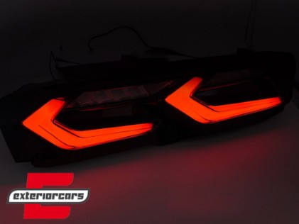 Full LED stražnja svjetla SEQ žmigavci (smoke/crna) / Chevrolet Camaro (2019-2024), LDCT10
