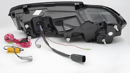 Full LED stražnja svjetla SEQ žmigavci (smoke/crna) / Chevrolet Camaro (2019-2024), LDCT10