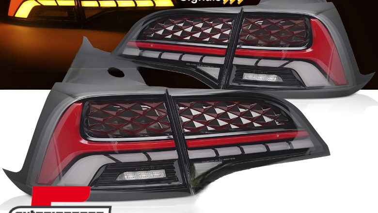 Full LED stražnja svjetla SEQ žmigavci / Tesla Model 3 (2017-2023) Model Y (2020-2023), LDTE16