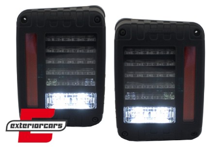 Full LED stražnja svjetla (smoke) / Jeep Wrangler JK (2007-2017), LDCH24