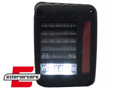 Full LED stražnja svjetla (smoke) / Jeep Wrangler JK (2007-2017), LDCH24
