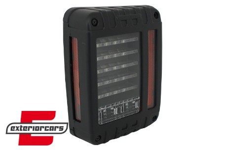 Full LED stražnja svjetla (smoke) / Jeep Wrangler JK (2007-2017), LDCH24