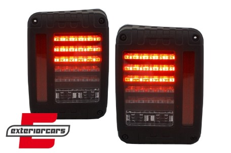 Full LED stražnja svjetla (smoke) / Jeep Wrangler JK (2007-2017), LDCH24