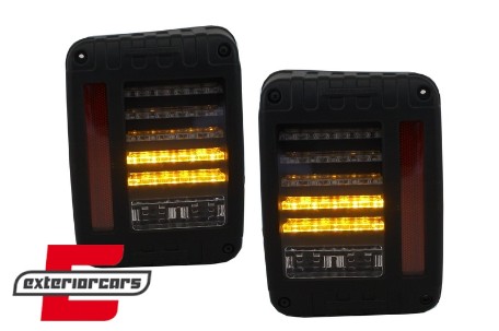 Full LED stražnja svjetla (smoke) / Jeep Wrangler JK (2007-2017), LDCH24