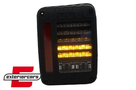 Full LED stražnja svjetla (smoke) / Jeep Wrangler JK (2007-2017), LDCH24