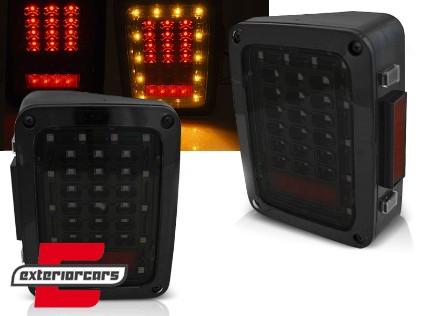 Full LED stražnja svjetla (smoke) / Jeep Wrangler JK (2007-2017), LDCH26