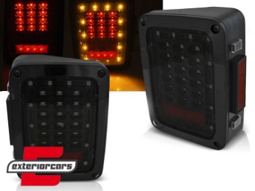 Full LED stražnja svjetla (smoke) / Jeep Wrangler JK (2007-2017), LDCH26