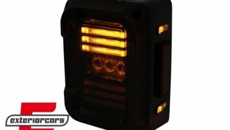 Full LED stražnja svjetla (smoke) / JEEP Wrangler JK (2007-2017), TLJEWJKLED