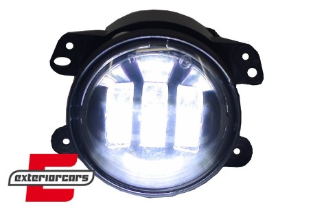 Full LED svjetla za maglu (maglenke) (4 inch) / JEEP Wrangler JK TJ LJ (2007-2017), FLJEWR4C