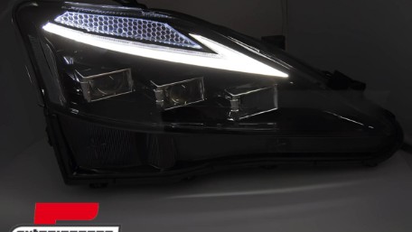 Full prednja svjetla SEQ žmigavci (crna) / LEXUS IS XE20 (2006-2013), LPLE12