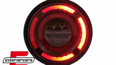 Glohh GL-2 full LED stražnja svjetla SEQ žmigavci (crvena) / Land Rover Defender L316 (1990-2016), TLLRDFL316G