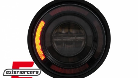 Glohh GL-2X full LED stražnja svjetla SEQ žmigavci
 (smoke) / Land Rover Defender L316 (1990-2016), TLLRDFL316GS