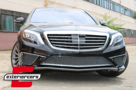 Gornja ploča prednjeg branika S65 AMG dizajn (chrome) / Mercedes S-klasa W222 (2013-2017), FBLMBW222AMGS65