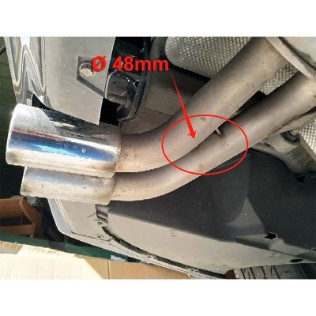 Ispušni sustav M3 M Sport dizajn (piano crna) / BMW serije 3 F30 F31 (2011-2018), 42109SET1