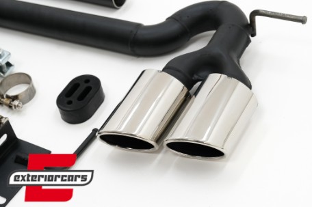 Ispušni sustav Sport dizajn (chrome) / Audi A3 8V Limuzina Cabrio (2012-2019), ESAUA38VRS