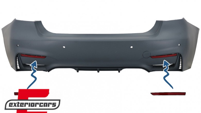 Katadiopteri za zadnji branik M3 Sport dizajn / BMW serije 3 F30 (2011-2019), RBRBMF30M3