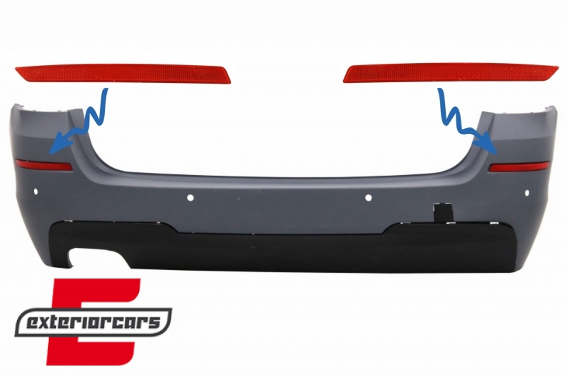 Katadiopteri zadnjeg branika M paket dizajn / BMW serije 5 F11 (2010-2017), RBRBMF11MT