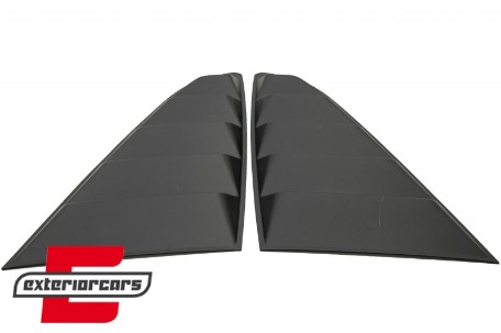 Klasični četvrtasti bočni prozorski poklopci (mat crna) / Ford Mustang Mk6 VI (2015-2022), 41495