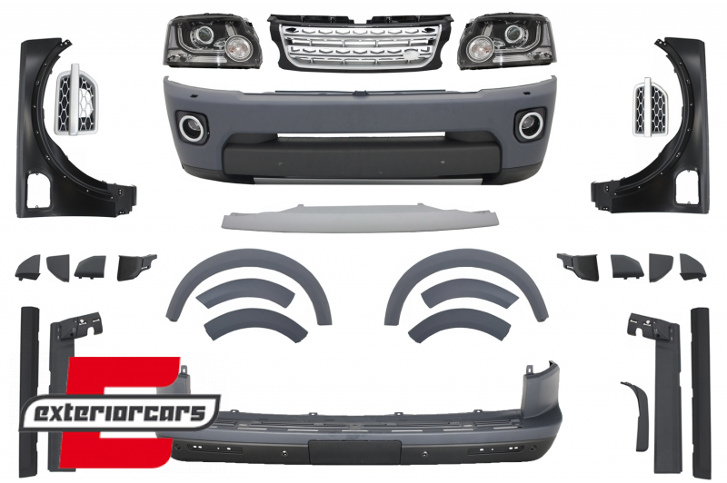 Kompletan bodykit za pretvorbu u Discovery 4 Facelift / Land Rover Discovery 3 (2004-2009), CBLRD4