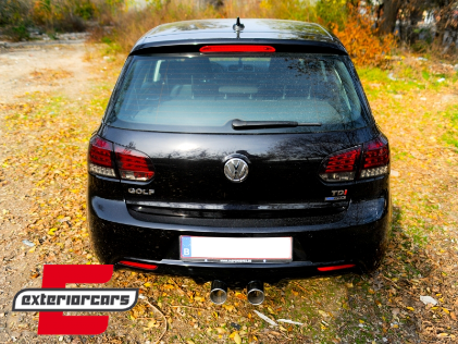 Kompletan ispušni sustav R32 R20 dizajn (chrome) / VW Golf 5 R32 (2003-2007) Golf 6 R20 (2008-2013), ESVWG5R32