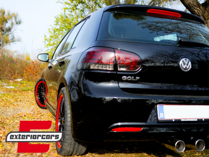 Kompletan ispušni sustav R32 R20 dizajn (chrome) / VW Golf 5 R32 (2003-2007) Golf 6 R20 (2008-2013), ESVWG5R32