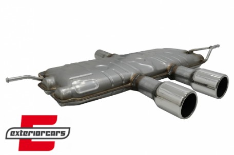 Kompletan ispušni sustav R32 R20 dizajn (chrome) / VW Golf 5 R32 (2003-2007) Golf 6 R20 (2008-2013), ESVWG5R32