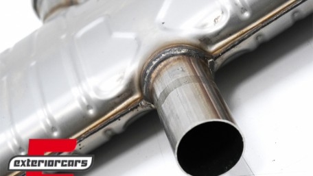 Kompletan ispušni sustav R32 R20 dizajn (chrome) / VW Golf 5 R32 (2003-2007) Golf 6 R20 (2008-2013), ESVWG5R32