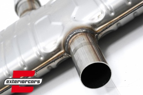 Kompletan ispušni sustav R32 R20 dizajn (chrome) / VW Golf 5 R32 (2003-2007) Golf 6 R20 (2008-2013), ESVWG5R32