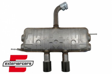 Kompletan ispušni sustav R32 R20 dizajn (piano crna) / VW Golf 5 R32 (2003-2007) Golf 6 R20 (2008-2013), ESVWG5R32PB